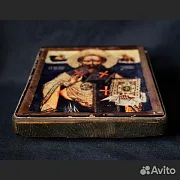 Икона. Св. Николай Чудотворец. Дерев — фотография 6