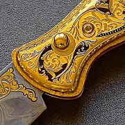 Дамасский нож «Волчья пара» — фотография 4