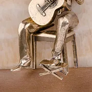 Бронзовая картина «Гитарист» — фотография 4