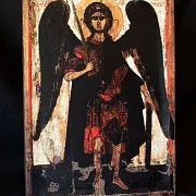 Икона "Архангел Михаил" копия с оригинала 14 вв — необычный подарок — фотография 4