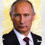 Картина «В.В. Путин» с фотопечатью на ониксе — фотография 2
