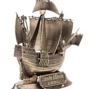 Бронзовая модель корабля «Санта-Мария», 1:350 — фотография 5
