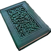 Коран с гравюрой — книга в кожаном переплёте — фотография 3
