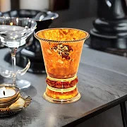 Стопка для водки из камня (янтарь) — фотография 1