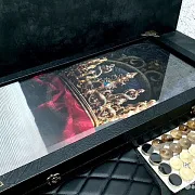 Нарды под стеклом «Большой Босс» — оригинальный подарок — фотография 7