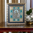 Бронзовая икона Серафим Саровский