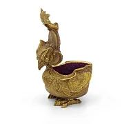 Бронзовая шкатулка «Курица» — фотография 3